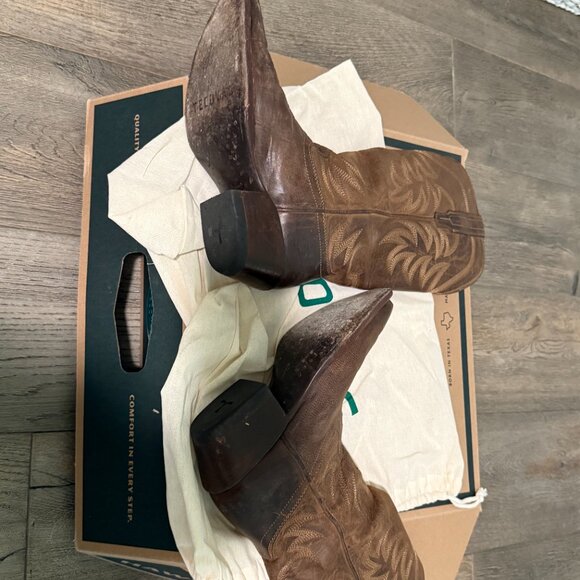 Women's Tecovas The Annie Cafe Coat Sz 7 B - Picture 4 of 6